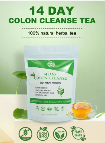 14 Days Organic Health Moringa Tea Herbs, Herbal Flat Belly Best Slimming Tea Private Label